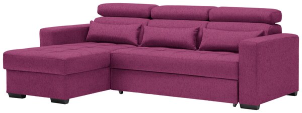 ROHOVÁ SEDAČKA, textil, bobuľová Carryhome - Sedačky, Online Only