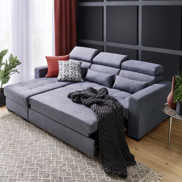 ROHOVÁ SEDAČKA, textil, modrá Carryhome - Sedačky, Online Only