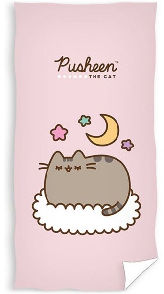 Bavlnená osuška mačička Pusheen - motív Snívanie - 100% bavlna - 70 x 140 cm