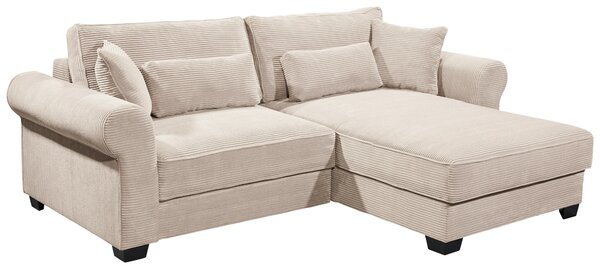 ROHOVÁ SEDAČKA, textil, krémová MID.YOU - Sedačky, Online Only