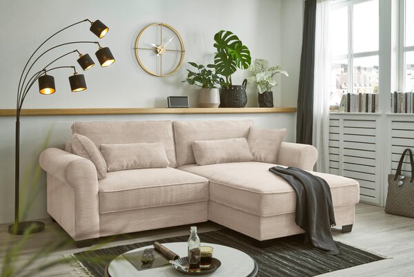 ROHOVÁ SEDAČKA, textil, krémová MID.YOU - Sedačky, Online Only