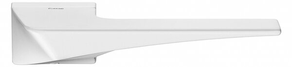 Dverové kovanie COBRA Penta (bielá), kľučka-kľučka, Bez spodnej rozety, COBRA BIELA (biela)