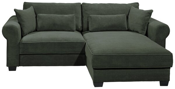 ROHOVÁ SEDAČKA, textil, tmavozelená MID.YOU - Sedačky, Online Only