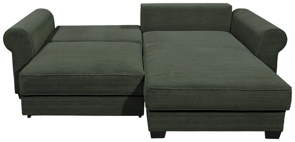 ROHOVÁ SEDAČKA, textil, tmavozelená MID.YOU - Sedačky, Online Only