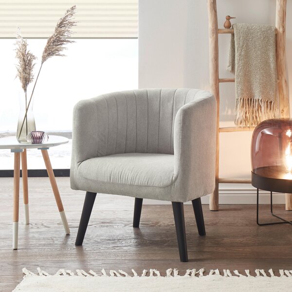 KOKTAILOVÉ KRESLO, textil, svetlosivá Livetastic - Kreslá, Online Only