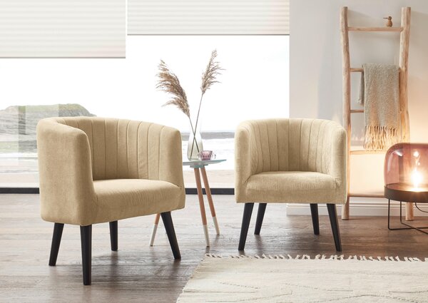 KOKTAILOVÉ KRESLO, textil, piesková Livetastic - Kreslá, Online Only