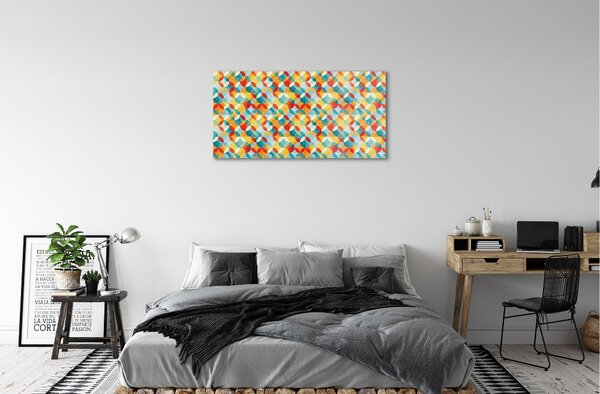 Obraz plexi Farebné vzory 100x50 cm 2 Prívesky