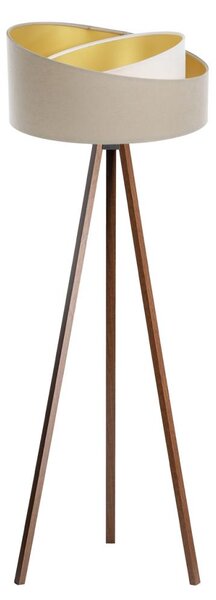 Stojacia lampa GALAXY 1xE27/60W/230V béžová/wenge