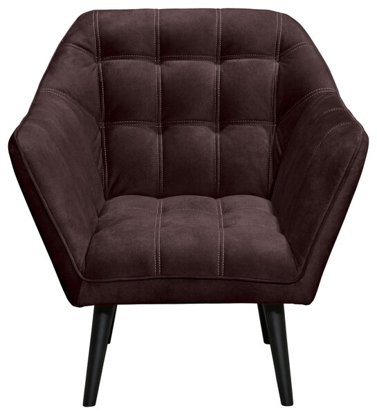KOKTAILOVÉ KRESLO, textil, kompozitné drevo, baklažánová MID.YOU - Kreslá, Online Only