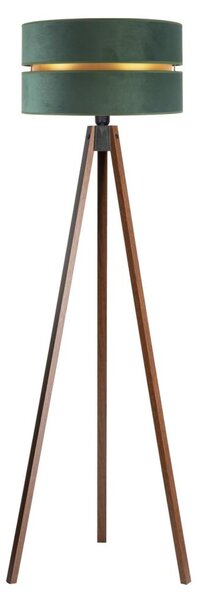 Duolla - Stojacia lampa DUO 1xE27/60W/230V pr. 44 cm zelená/wenge