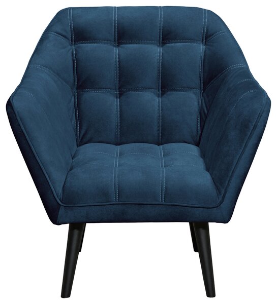 KOKTAILOVÉ KRESLO, textil, kompozitné drevo, modrá MID.YOU - Kreslá, Online Only