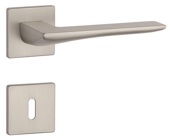 Dverové kovanie MP - AS - IRIS - HR 5S (NP - Nikel perla), kľučka-kľučka, WC kľúč, MP NP (nikel perla)
