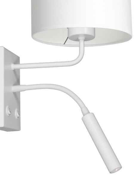 Nástenná lampa ARDEN 1xE27/60W+1xG9/8W/230V biela