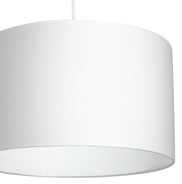 Luster na lanku ARDEN 1xE27/60W/230V pr. 40 cm biela