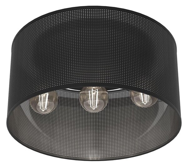 Luster prisadený LOFT SHADE 3xE27/60W/230V čierna