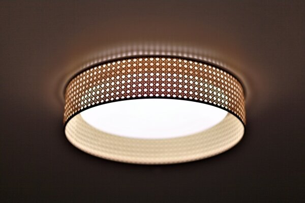 Duolla - LED Stropné svietidlo ROLLER LED/24W/230V pr. 45 cm ratan
