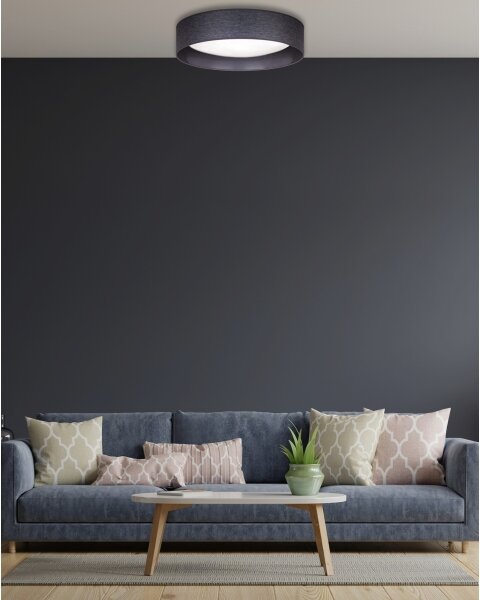 Duolla - LED Stropné svietidlo ROLLER LED/24W/230V pr. 45 cm antracit