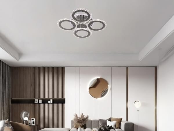 LED Stmievateľný prisadený luster LED/55W/230V 3000-6500K + DO