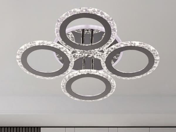 LED Stmievateľný prisadený luster LED/55W/230V 3000-6500K + DO