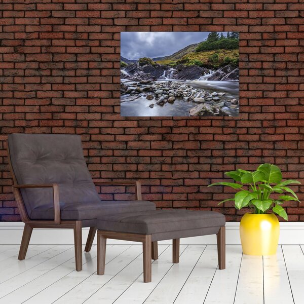 Obraz plynúcej vody (70x50 cm)