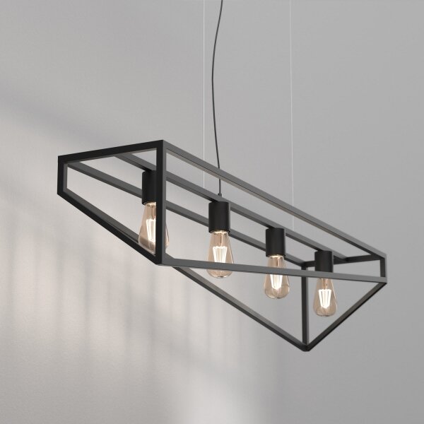 Luster na lanku GOTE 4xE27/60W/230V
