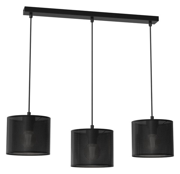Luster na lanku LOFT SHADE 3xE27/60W/230V čierna