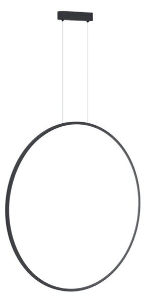 LED luster na lanku SATURNO LED/46W/230V pr. 80 cm IP44 čierny