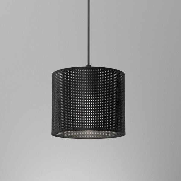 Luster na lanku LOFT SHADE 1xE27/60W/230V pr. 18 cm čierna
