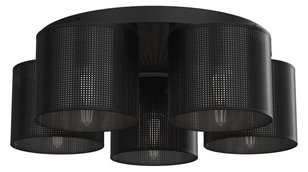 Luster prisadený LOFT SHADE 5xE27/60W/230V čierna