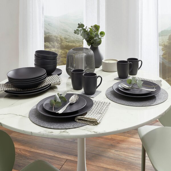 KOMBINOVANÝ SERVIS Soft Touch black 20-dielne Creatable - Online Only bytové doplnky, Online Only