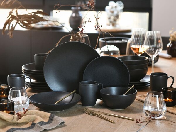KOMBINOVANÝ SERVIS Soft Touch black 20-dielne Creatable - Online Only bytové doplnky, Online Only
