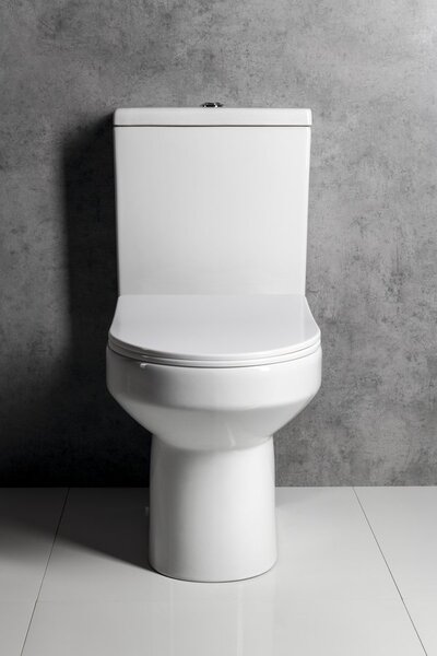 Aqualine Aqualine, VERMET WC kombi mísa, spodný/zadný odpad, biela, VR038