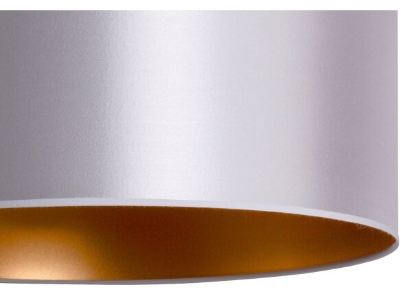 Duolla - Luster na lanku CANNES 1xE27/15W/230V pr. 45 cm strieborná/medená