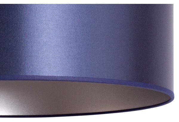Duolla - Luster na lanku CANNES 1xE27/15W/230V pr. 50 cm modrá/strieborná