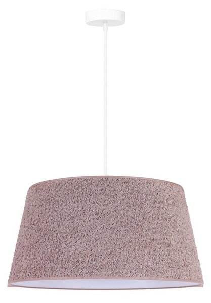 Duolla - Luster na lanku BOUCLE 1xE27/15W/230V pr. 50 cm hnedá