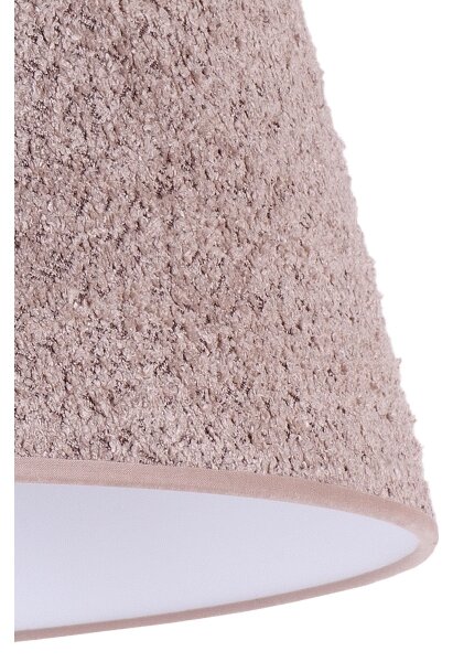 Duolla - Luster na lanku BOUCLE 1xE27/15W/230V pr. 50 cm hnedá