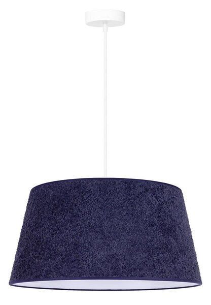 Duolla - Luster na lanku BOUCLE 1xE27/15W/230V pr. 50 cm modrá