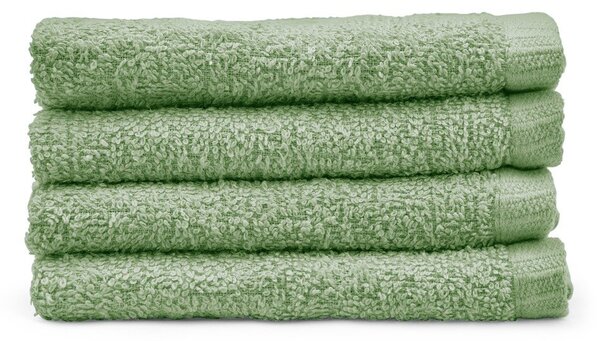 Zelené rýchloschnúce/froté bavlnené uteráky v súprave 4 ks 30x30 cm Quick Dry – Catherine Lansfield
