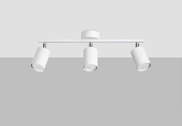 Sollux SL.1125 - Bodové svietidlo LEMMI 3xGU10/40W/230V biela