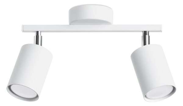 Sollux SL.1124 - Bodové svietidlo LEMMI 2xGU10/40W/230V biela