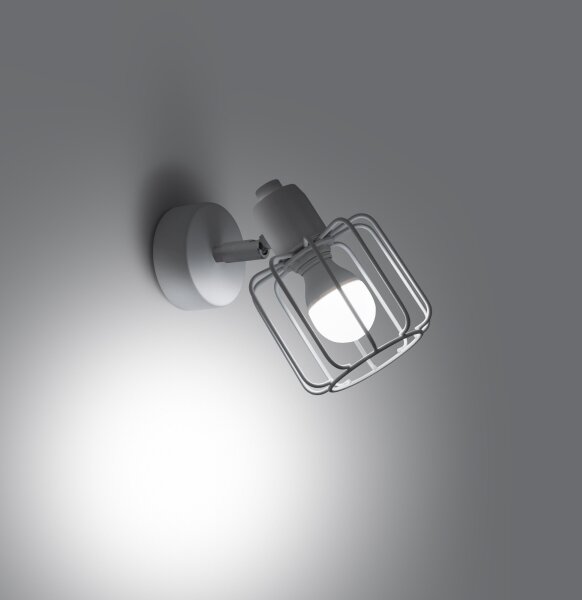 Sollux SL.1111 - Nástenné bodové svietidlo BELUCI 1xE14/40W/230V biela