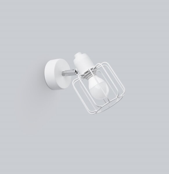 Sollux SL.1111 - Nástenné bodové svietidlo BELUCI 1xE14/40W/230V biela