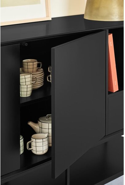 Krémový TV stolík 220x74x45 cm Platt – Teulat