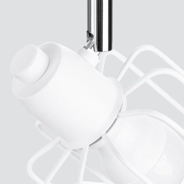 Sollux SL.1112 - Bodové svietidlo BELUCI 2xE14/40W/230V biela