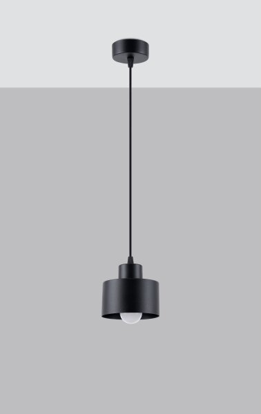 Sollux SL.1132 - Luster na lanku SAVAR 1xE27/60W/230V čierna