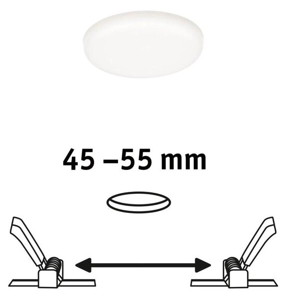 Paulmann 92390 - LED/4,5W IP44 Kúpeľňové podhľadové svietidlo VARIFIT 230V