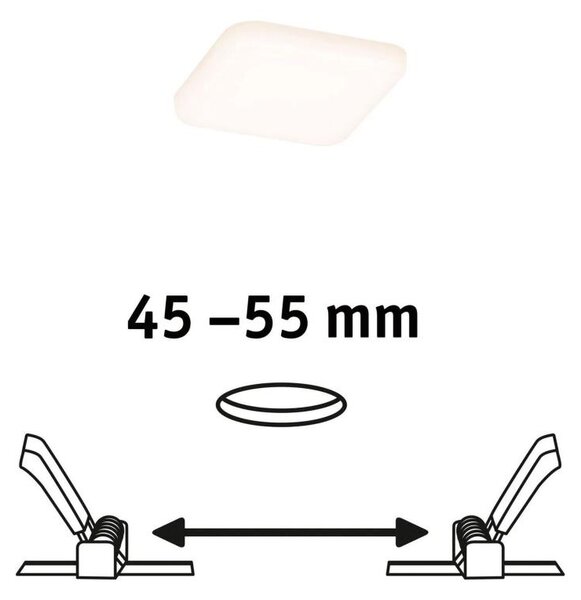 Paulmann 92393 - LED/4,5W IP44 Kúpeľňové podhľadové svietidlo VARIFIT 230V