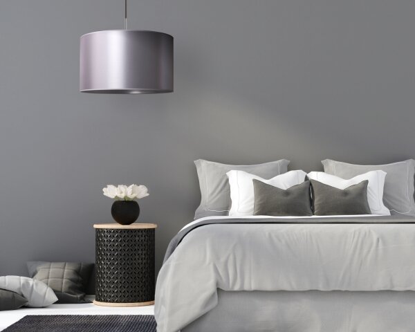 Duolla - Luster na lanku CANNES 1xE27/15W/230V pr. 50 cm strieborná