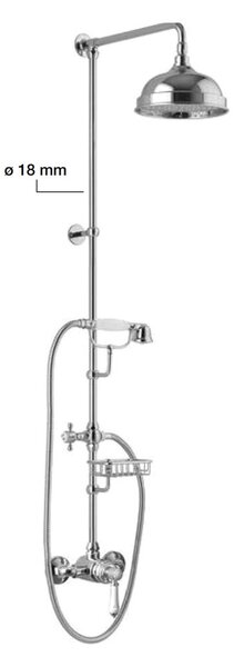 Alpi London - sprchový systém, chróm, 41RM2250 CR