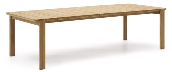 Záhradný jedálenský stôl z tíkového dreva 102x220 cm Icaro – Kave Home